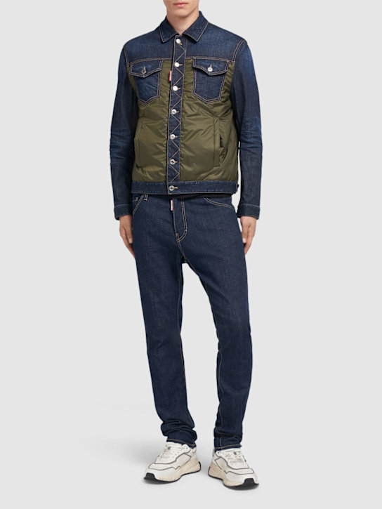 Dsquared2: Gefütterte Jacke aus Denim - men_1 | Luisa Via Roma