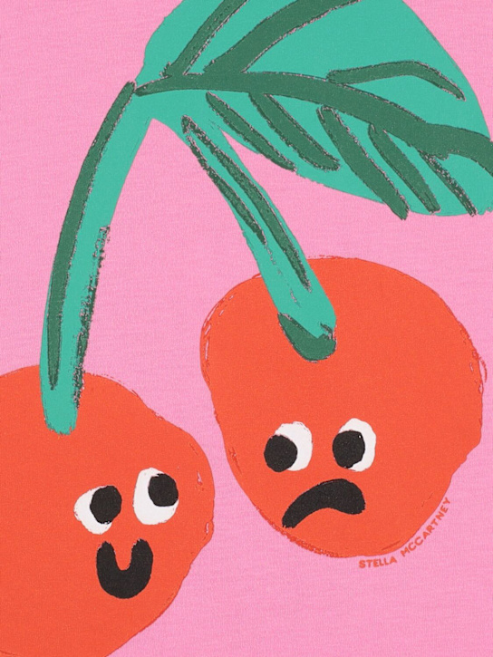 Stella McCartney Kids: Cherry コットンジャージーTシャツ - kids-girls_1 | Luisa Via Roma