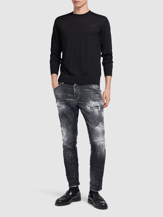 Dsquared2: ウールニットセーター - men_1 | Luisa Via Roma