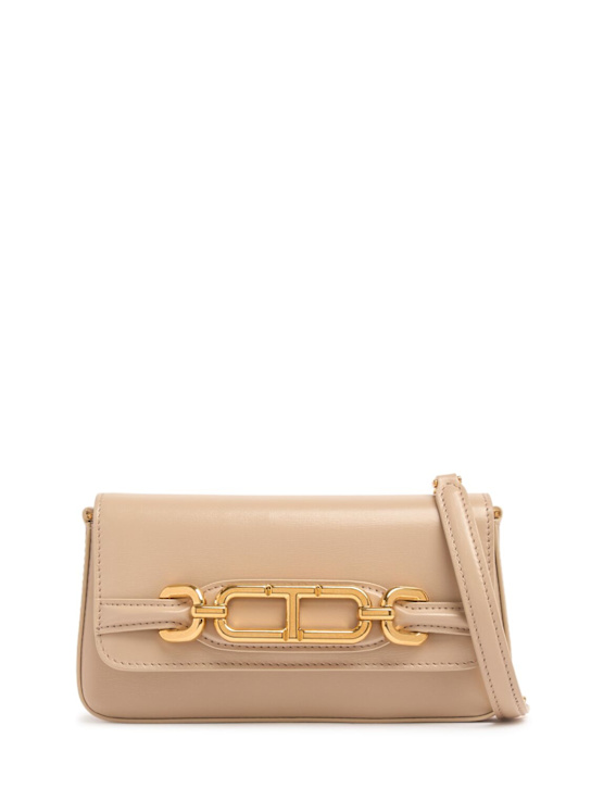 Tom Ford: Mini Box palmellato shoulder bag - women_0 | Luisa Via Roma