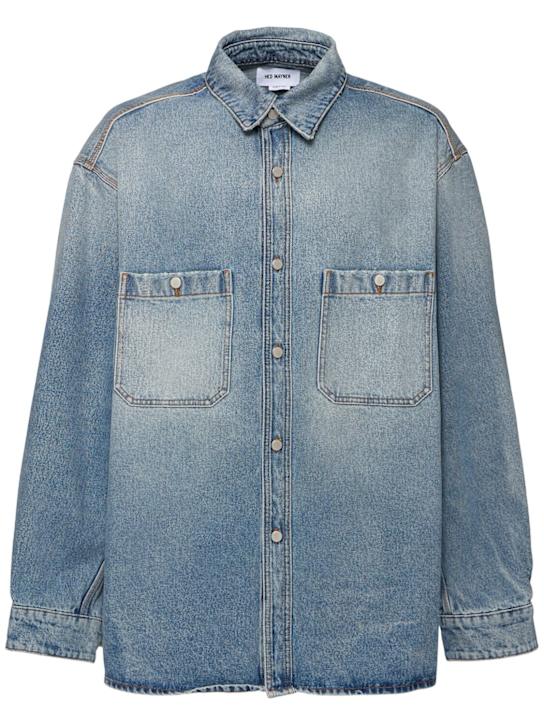 Hed Mayner: Denim shirt - men_0 | Luisa Via Roma