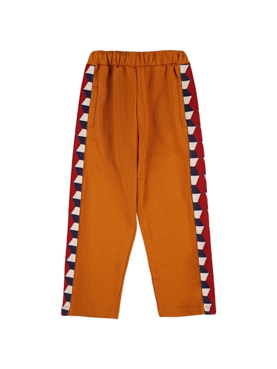 Maison Mangostan: コットンスウェットパンツ - kids-boys_0 | Luisa Via Roma