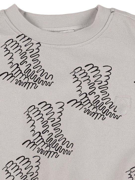 Main Story: Printed organic cotton sweatshirt - kids-girls_1 | Luisa Via Roma