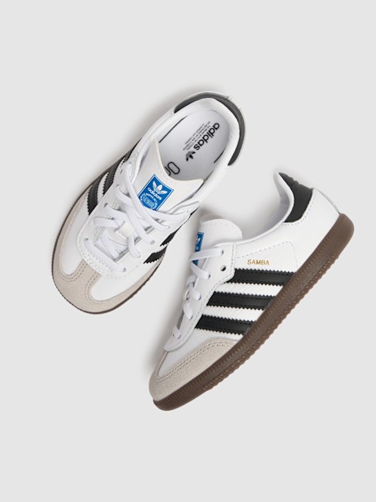 adidas Originals: Samba OG lace-up sneakers - White - kids-boys_1 | Luisa Via Roma