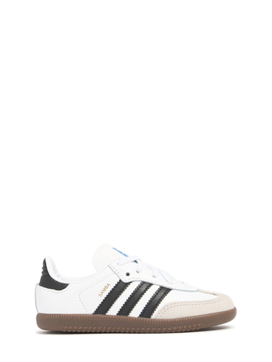adidas Originals: Samba OG lace-up sneakers - White - kids-boys_0 | Luisa Via Roma