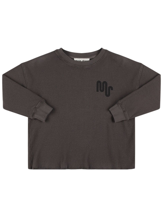 Main Story: Organic cotton long sleeve t-shirt - kids-boys_0 | Luisa Via Roma