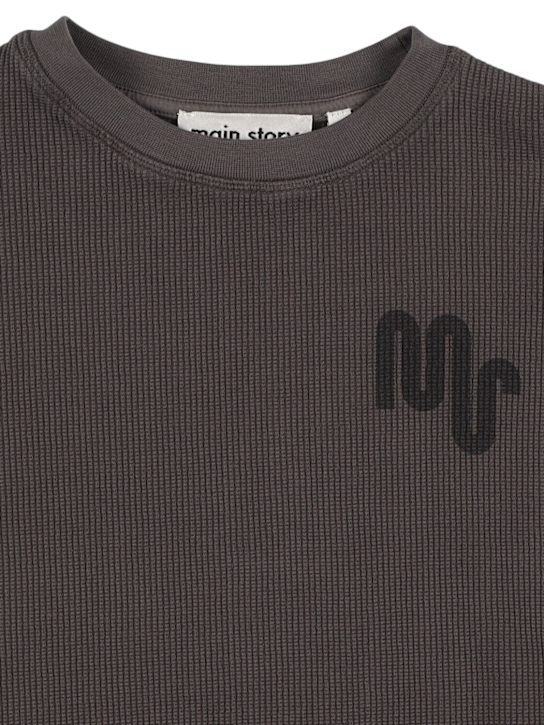 Main Story: Organic cotton long sleeve t-shirt - kids-boys_1 | Luisa Via Roma