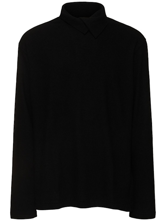 Yohji Yamamoto: Maglia Super 120's in lana - men_0 | Luisa Via Roma