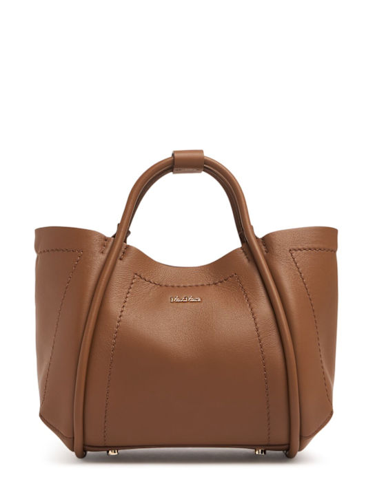 Max Mara: XS Marin leather top handle bag - women_0 | Luisa Via Roma