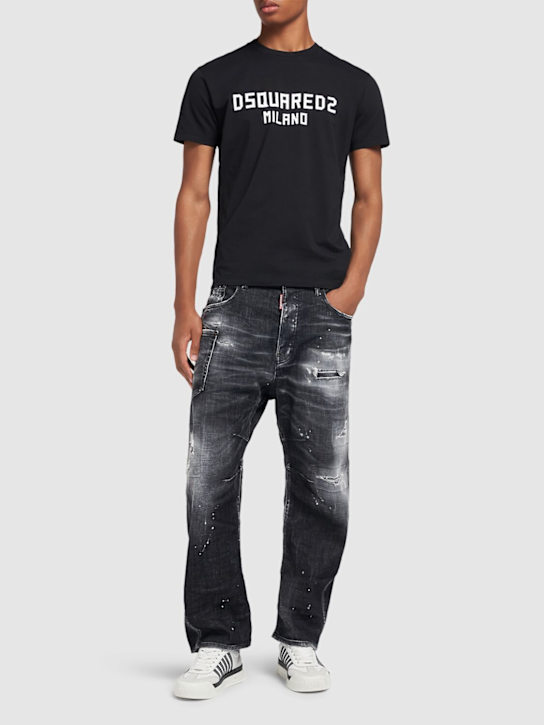 Dsquared2: T-shirt cool fit in cotone - men_1 | Luisa Via Roma