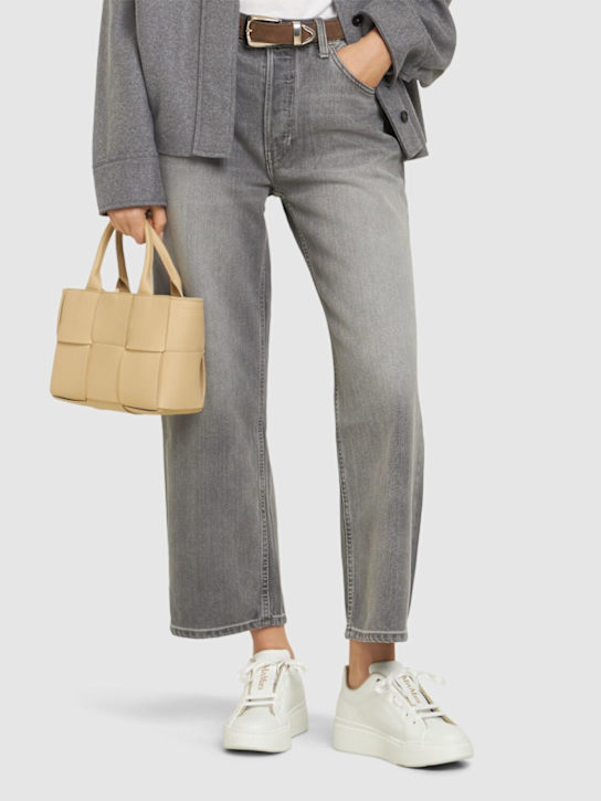 Max Mara: Maxiv leather sneakers - women_1 | Luisa Via Roma