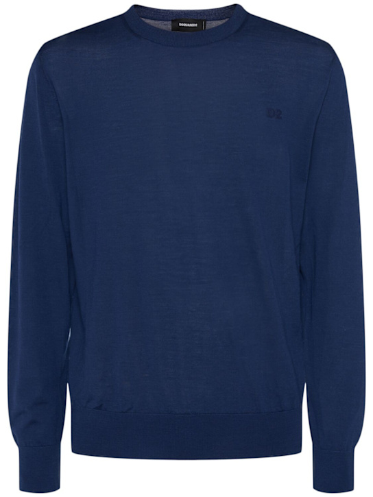 Dsquared2: Pullover aus Wollstrick - men_0 | Luisa Via Roma