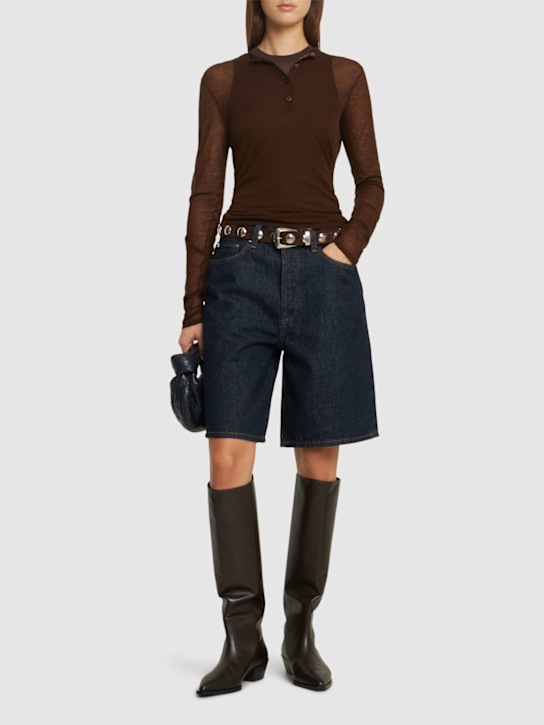 Agolde: Risha wide shorts - women_1 | Luisa Via Roma