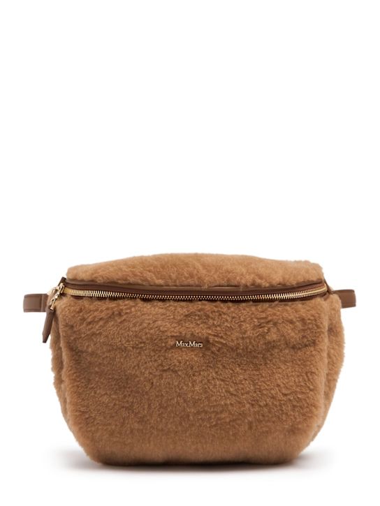 Max Mara: Banane Teddy belt bag - women_0 | Luisa Via Roma