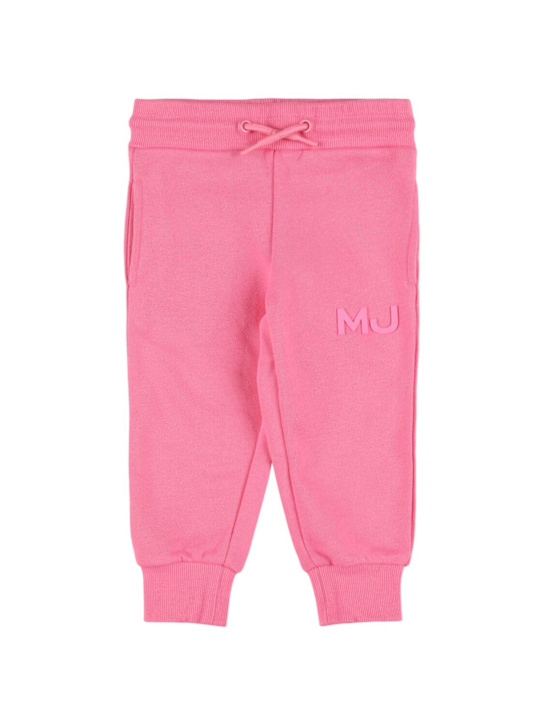 Marc Jacobs: Pantaloni in spugna di cotone - Rosa - kids-girls_0 | Luisa Via Roma
