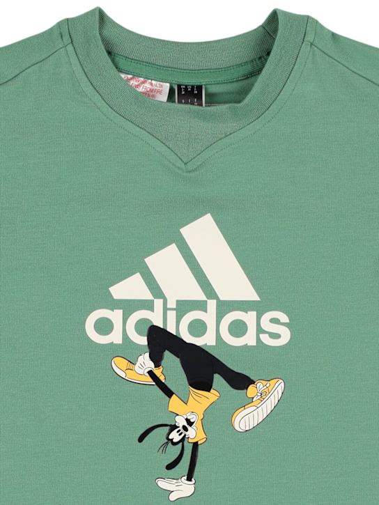 adidas Originals: Goofy コットンブレンドジャージーTシャツ - kids-boys_1 | Luisa Via Roma