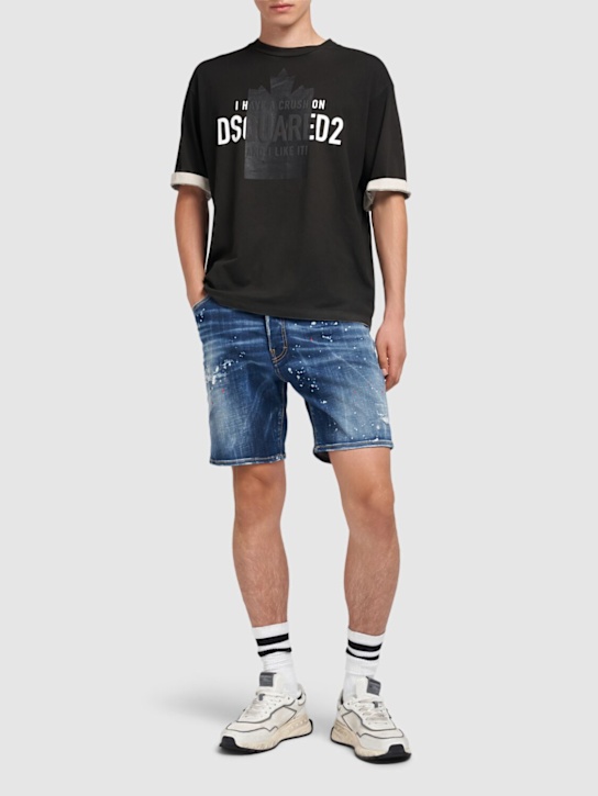 Dsquared2: Shorts "Marine" - men_1 | Luisa Via Roma