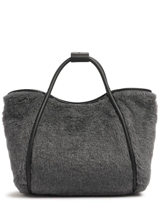 Max Mara: Small TMarin2 teddy top handle bag - women_0 | Luisa Via Roma