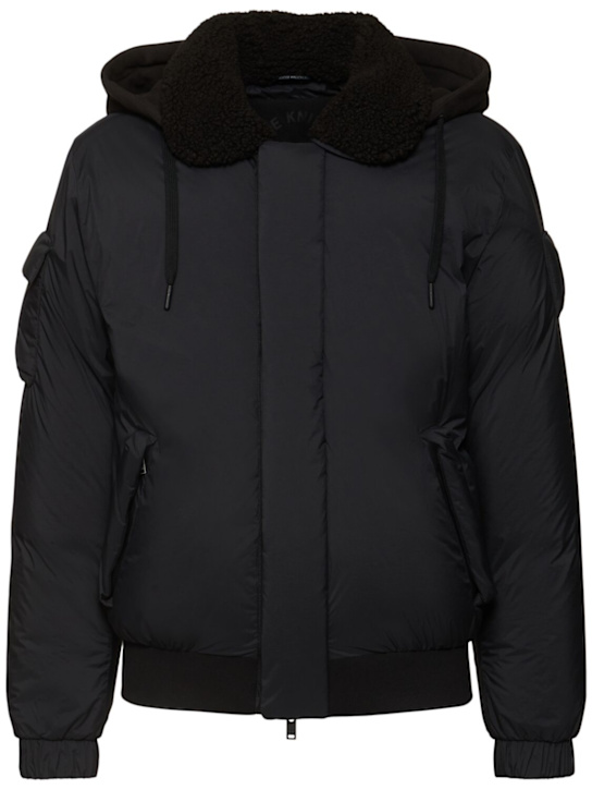 Moose Knuckles: Bruce relaxed fit down bomber jacket - men_0 | Luisa Via Roma