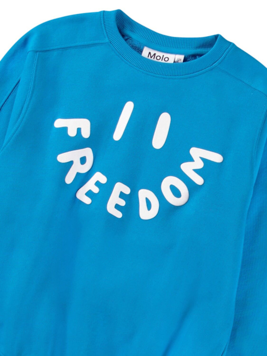 Molo: オーガニックコットンスウェットシャツ - kids-girls_1 | Luisa Via Roma