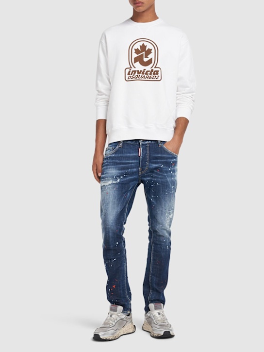 Dsquared2: Invicta Cool fit crewneck sweatshirt - men_1 | Luisa Via Roma