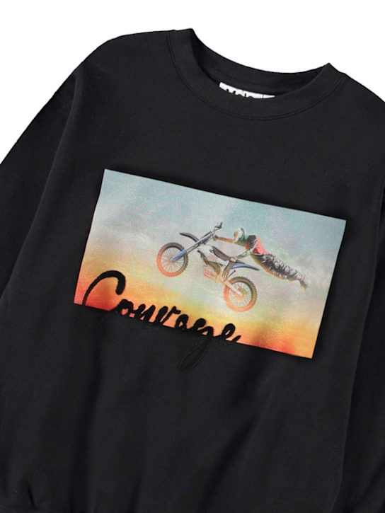 Molo: Printed organic cotton sweatshirt - kids-boys_1 | Luisa Via Roma