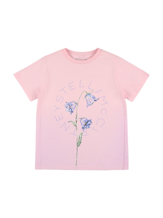 Stella McCartney Kids: コットンジャージーTシャツ - kids-girls_0 | Luisa Via Roma
