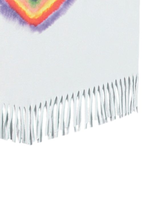 Molo: Printed organic cotton top - White - kids-girls_1 | Luisa Via Roma
