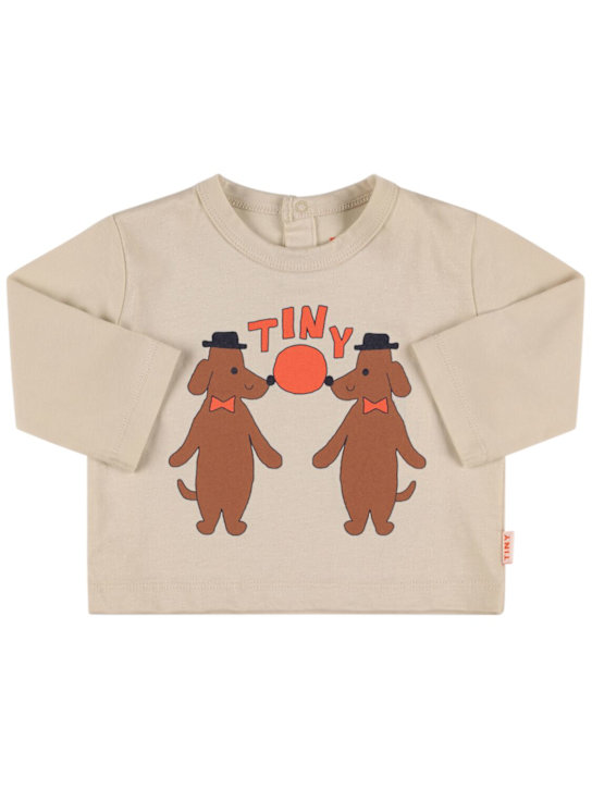 Tiny Cottons: T-shirt in cotone organico con stampa - kids-girls_0 | Luisa Via Roma