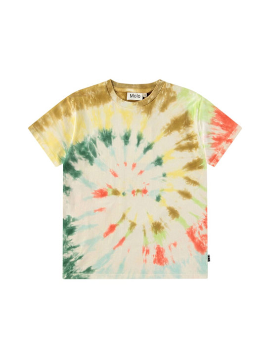 Molo: Printed organic cotton t-shirt - kids-boys_0 | Luisa Via Roma