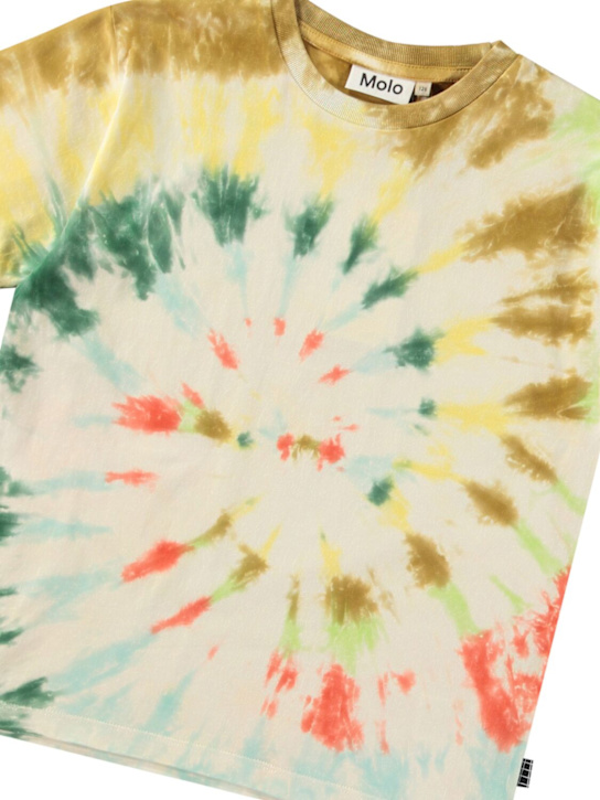 Molo: Printed organic cotton t-shirt - kids-boys_1 | Luisa Via Roma