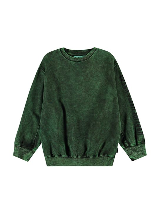 Molo: Organic cotton sweatshirt - kids-boys_0 | Luisa Via Roma