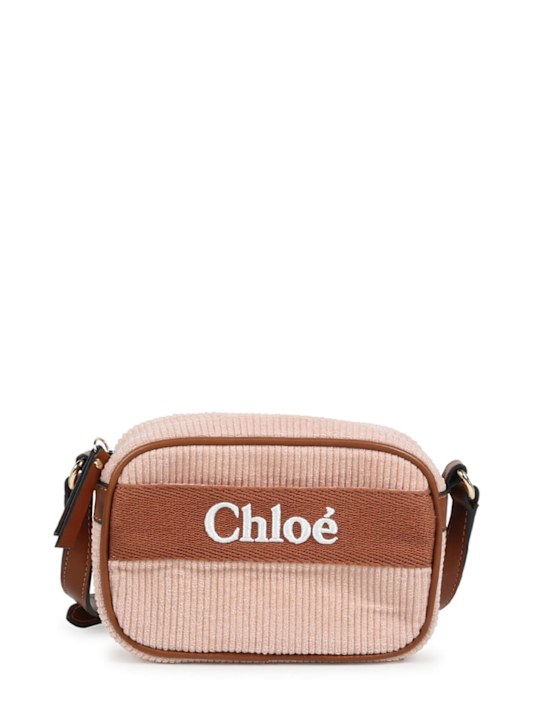 Chloé: 人工シアリング＆レザーバッグ - kids-girls_1 | Luisa Via Roma