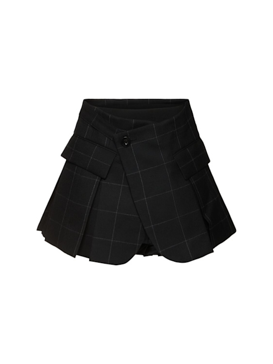 Sacai: Windowpane shorts - women_0 | Luisa Via Roma