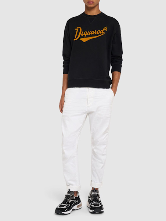 Dsquared2: Cool fit crewneck sweatshirt - men_1 | Luisa Via Roma