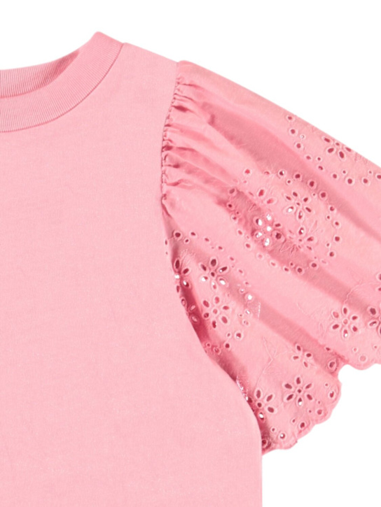 Molo: T-Shirt aus Bio-Baumwolle - Rosa - kids-girls_1 | Luisa Via Roma