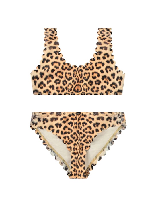 Molo: Maillot 2 pièces en lycra recyclé imprimé - kids-girls_0 | Luisa Via Roma