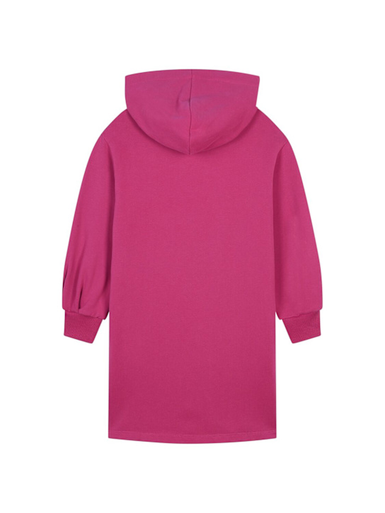 Chloé: コットンジャージーワンピース - フクシャ - kids-girls_1 | Luisa Via Roma