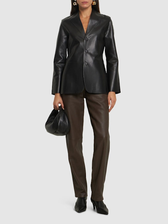 Marni: Tropical coated wool blazer - women_1 | Luisa Via Roma