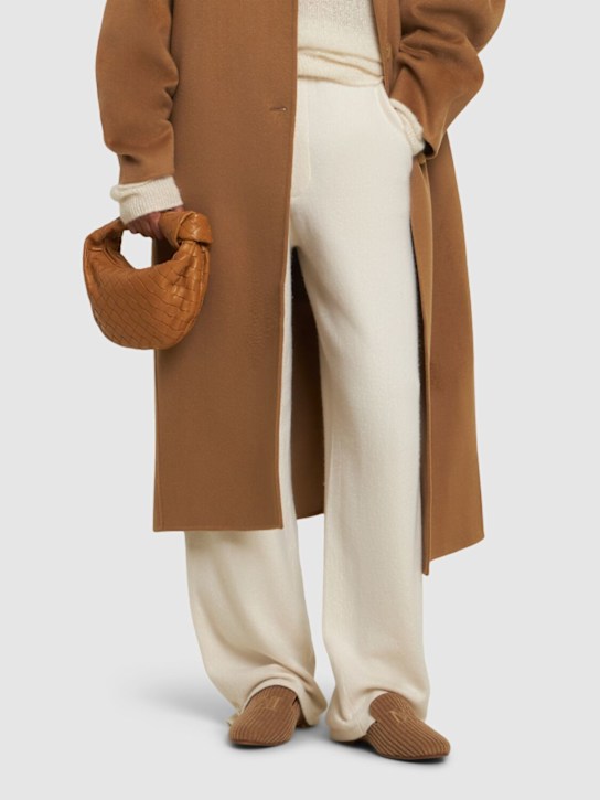 Max Mara: 10mm Striped velvet loafers - women_1 | Luisa Via Roma