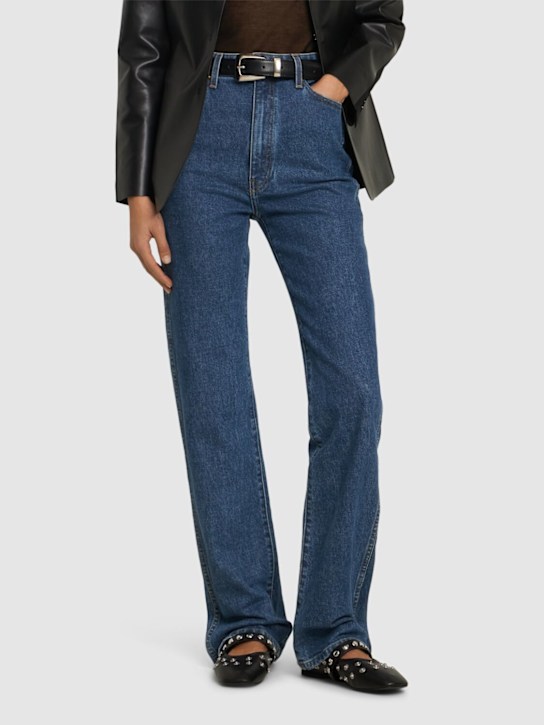 Stella McCartney: 5mm Ryder Alter Mat stretch flats - women_1 | Luisa Via Roma