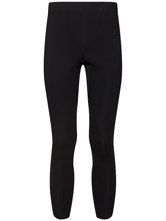 Y-3: Run stretch tech leggings - men_0 | Luisa Via Roma