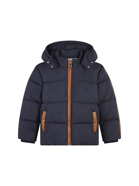 Chloé: Piumino in poliestere con cappuccio - kids-girls_0 | Luisa Via Roma