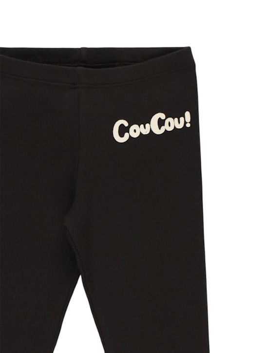Mini Rodini: Cou Cou オーガニックコットンレギンス - kids-girls_1 | Luisa Via Roma