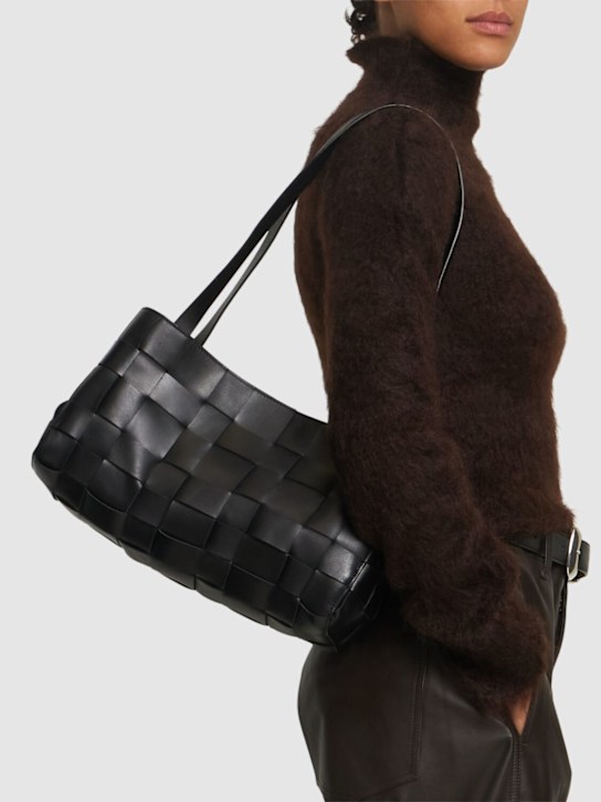 St. Agni: Slim woven leather shoulder bag - women_1 | Luisa Via Roma