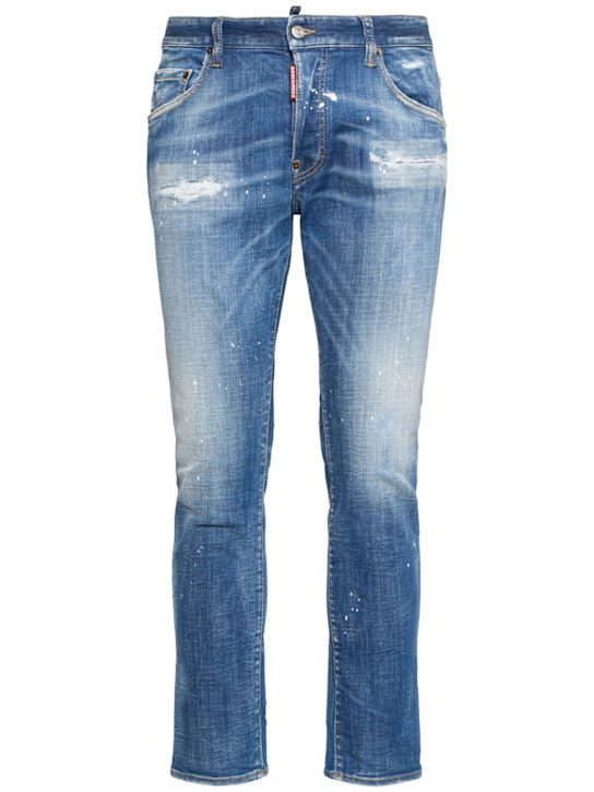 Dsquared2: Jeans skater - Navy - men_0 | Luisa Via Roma