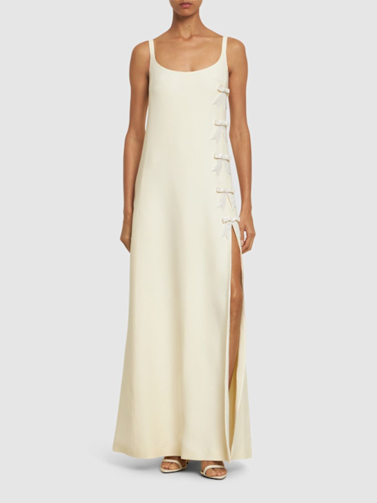 Embellished crepe dress - Thumbnail 2