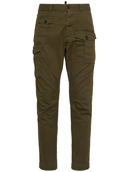 Dsquared2: Cargohose aus Stretch-Baumwolle „Sexy“ - men_0 | Luisa Via Roma