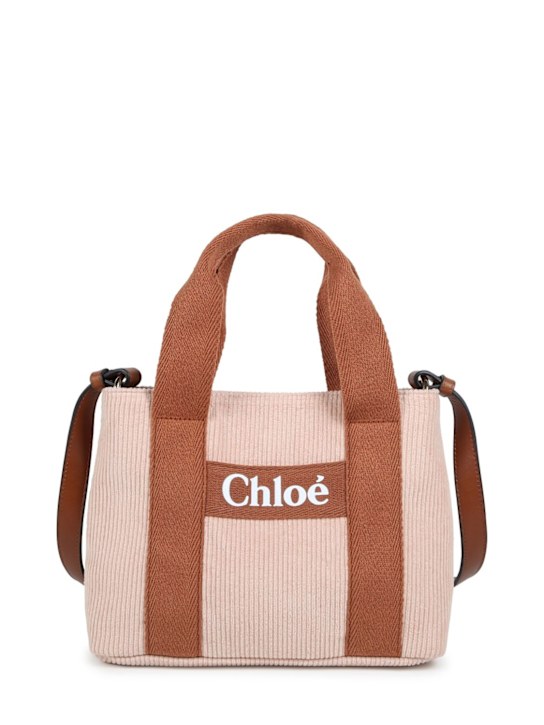 Chloé: コーデュロイバッグ - kids-girls_1 | Luisa Via Roma