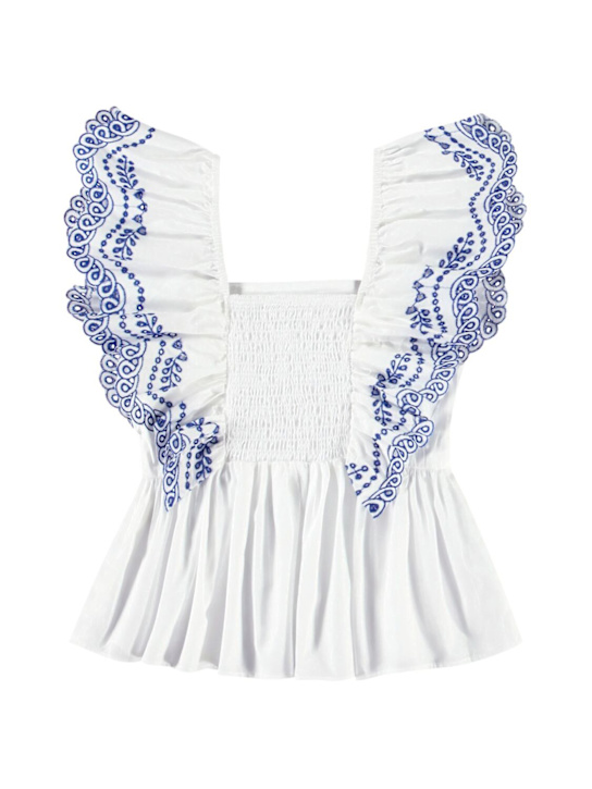 Molo: コットンポプリントップ - kids-girls_0 | Luisa Via Roma